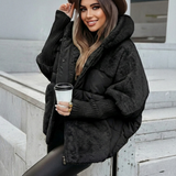 Cozevia – Women’s Quilted Hooded Jacket, Oversized Fit