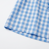 Brindle – Women's Puff Sleeve Gingham Top