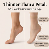 Silkara – Women's Ultra Sheer Non-Slip Invisible Socks