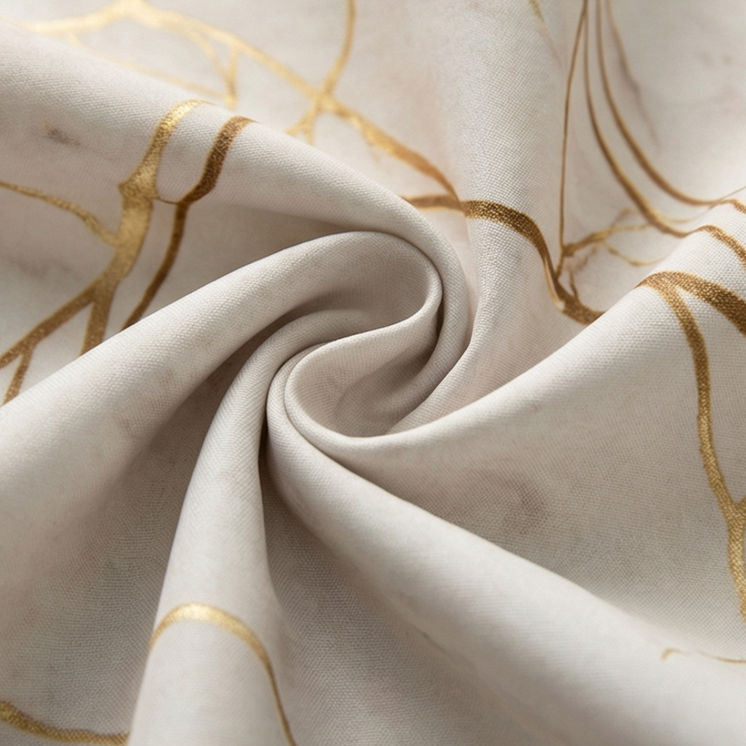 Marblara – Waterproof Gold Marble Tablecloth