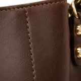 Bellora – Vintage Bucket Shoulder Bag with Woven Strap