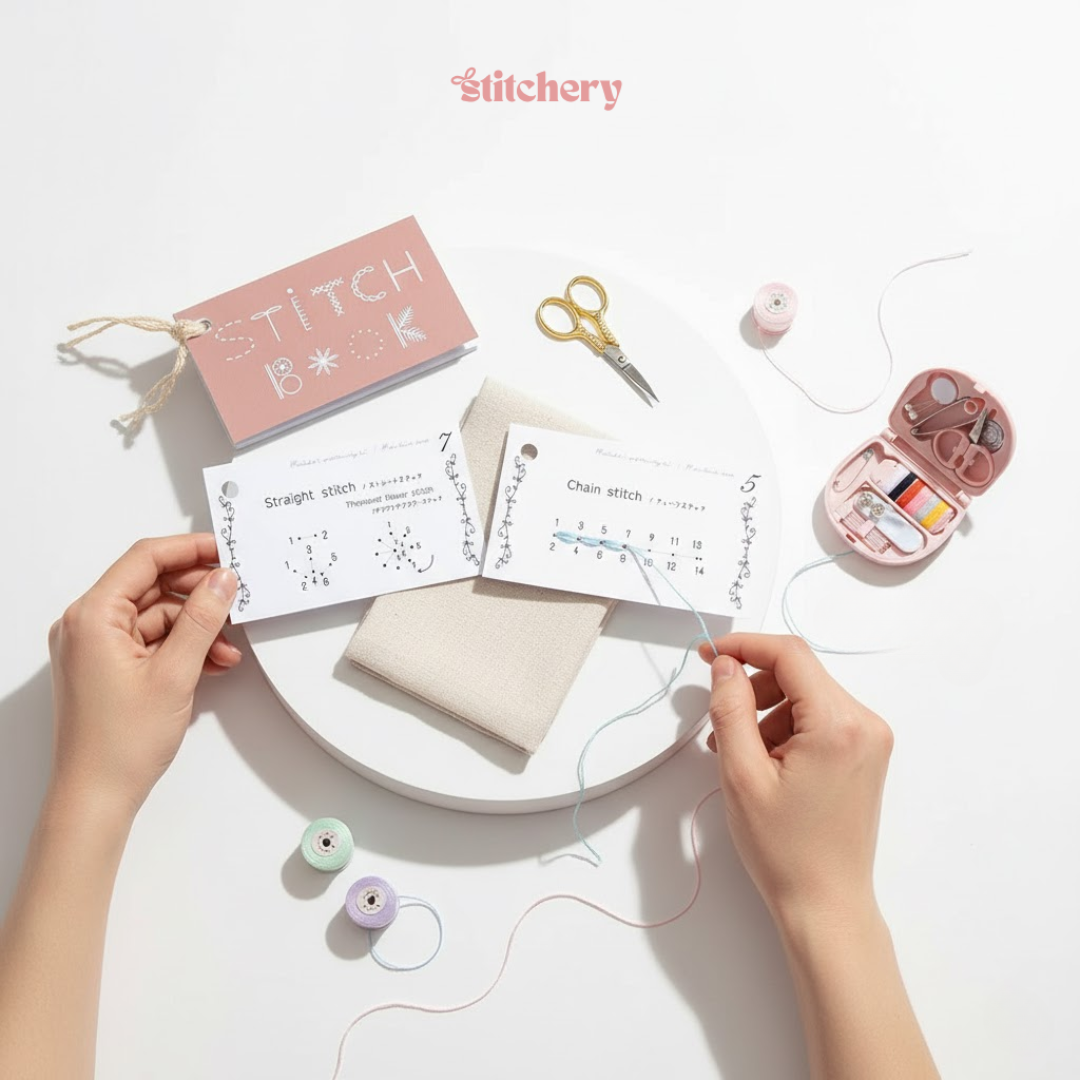 Stitchery – Mini Embroidery Sewing Book for Creative Projects