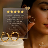 Aureva – Retractable Clip-On Comfort Earrings