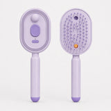 Velura – Self-Cleaning Scalp Massager Brush with Mist Spray Tank