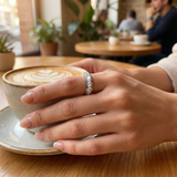 Serenova Rotating Zirconia Spinner Ring