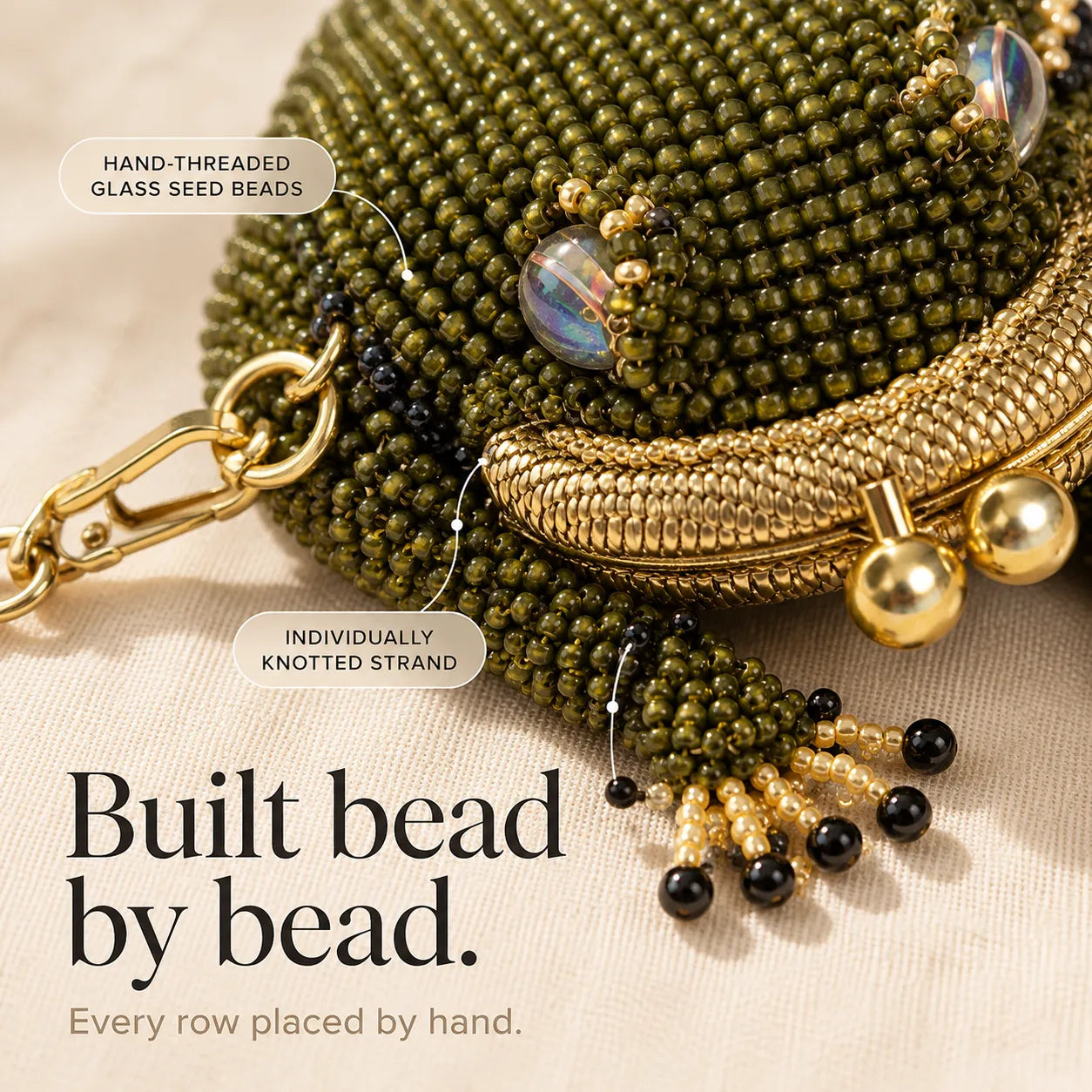 Ribbita – Beaded Frog Coin Purse