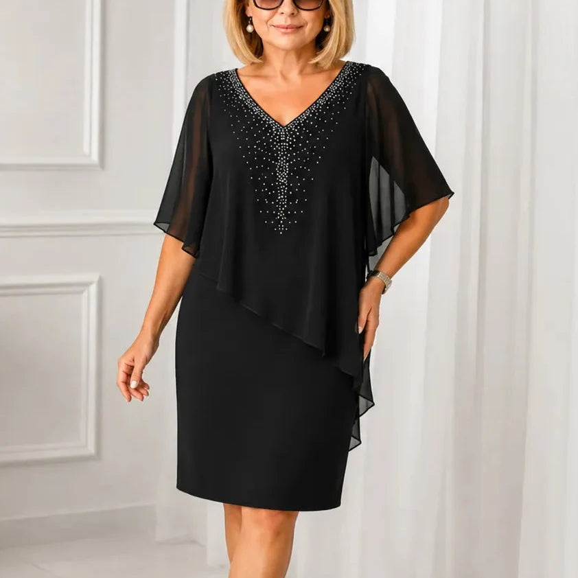 Wearbella – Cape Dress That Skips The Shawl Fuss