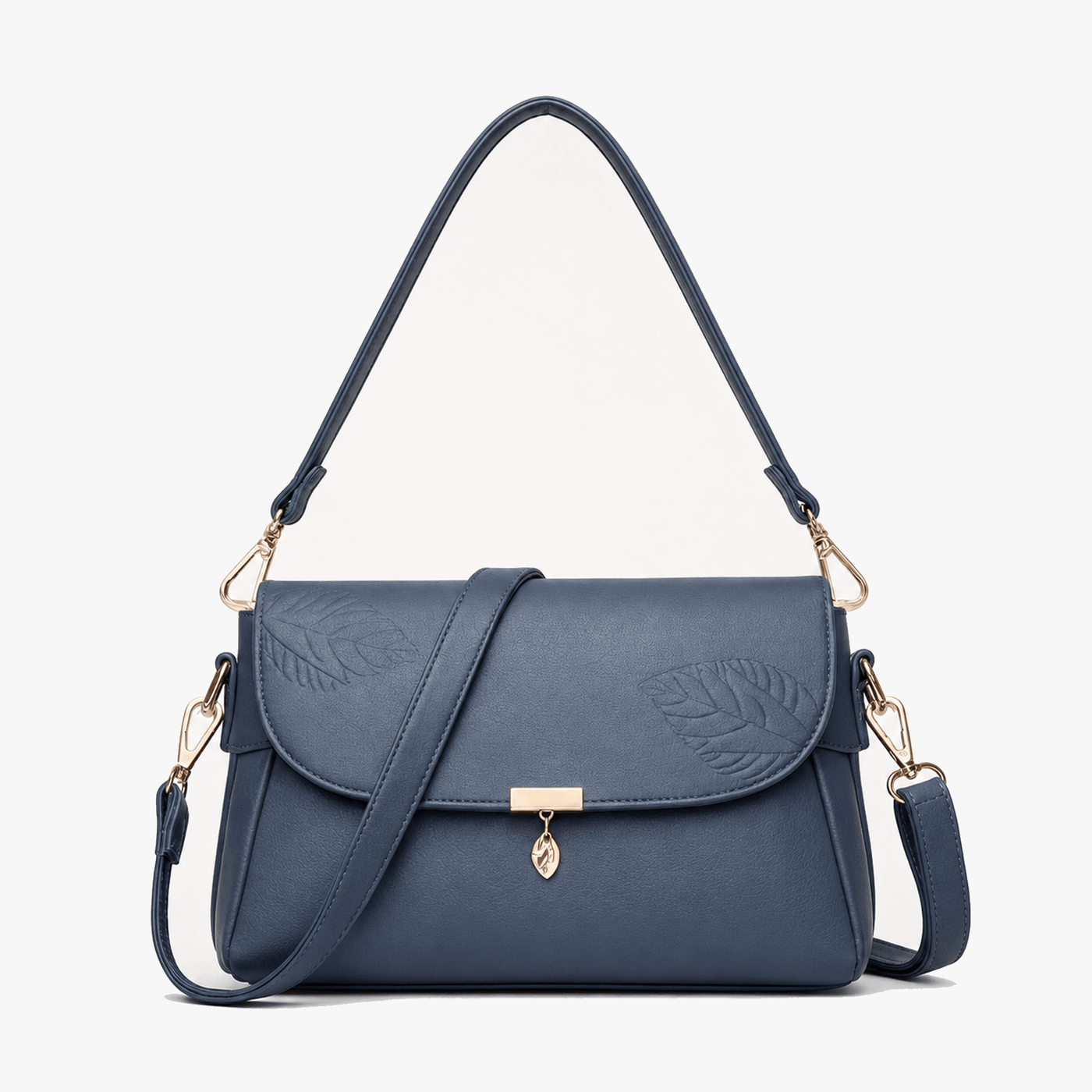 Leafara - Elegant Crossbody Bag with Leaf Detail