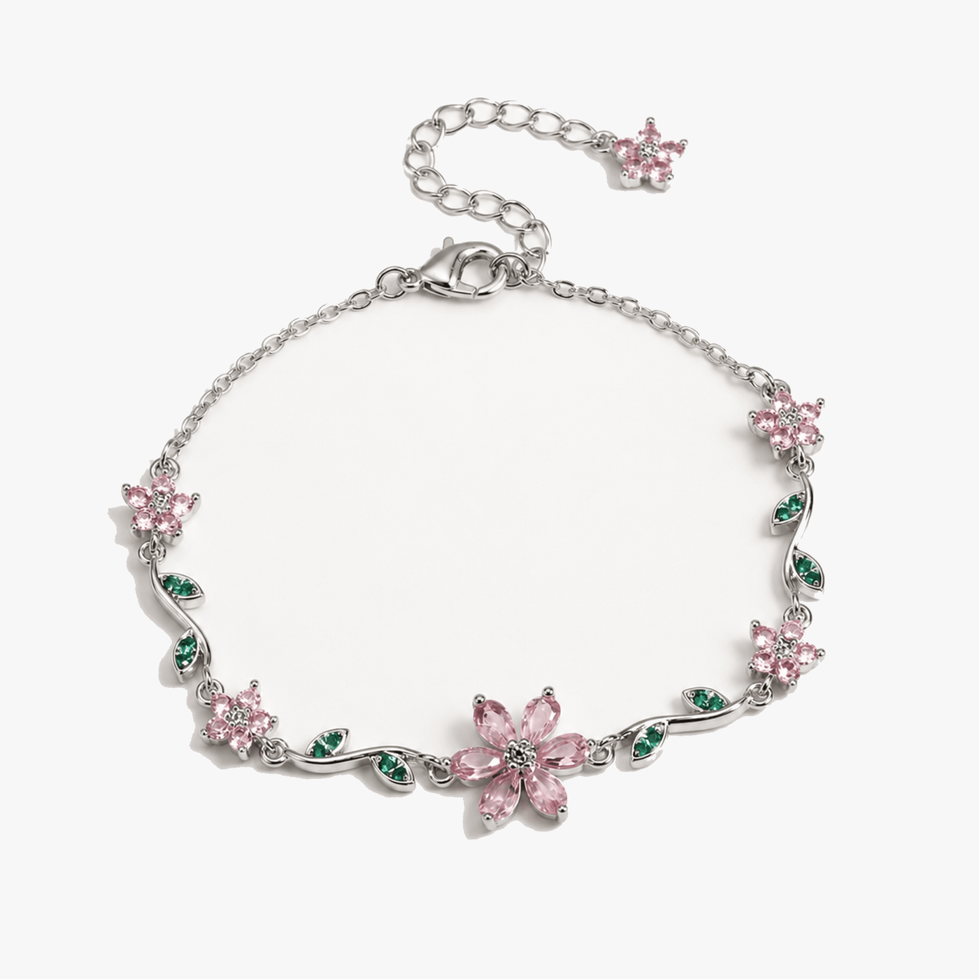 Florelle – Crystal Flower Vine Bracelet