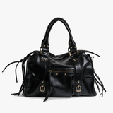 Vivara – Gold Detail Moto Satchel Bag