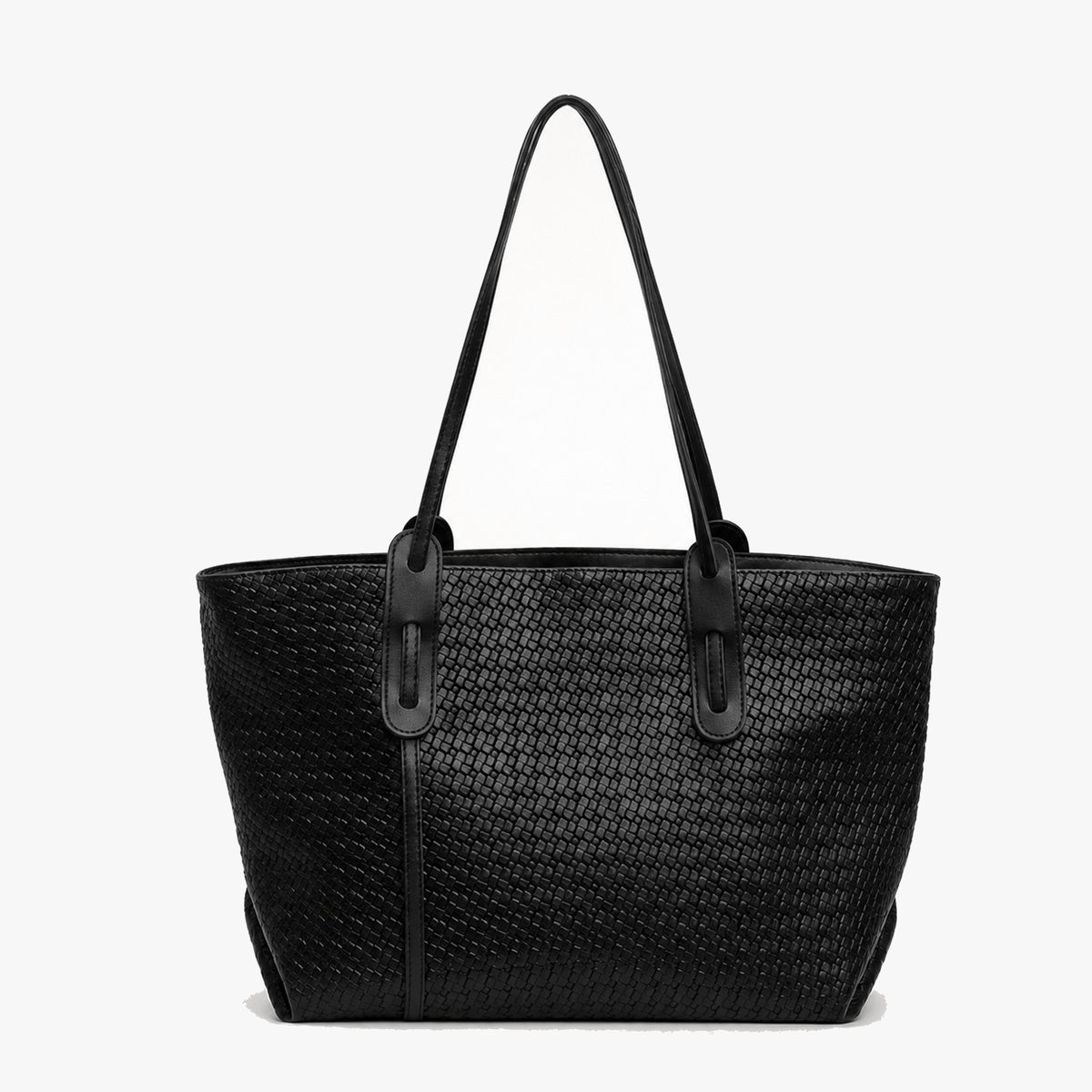 Ardenna – Woven Faux Leather Tote