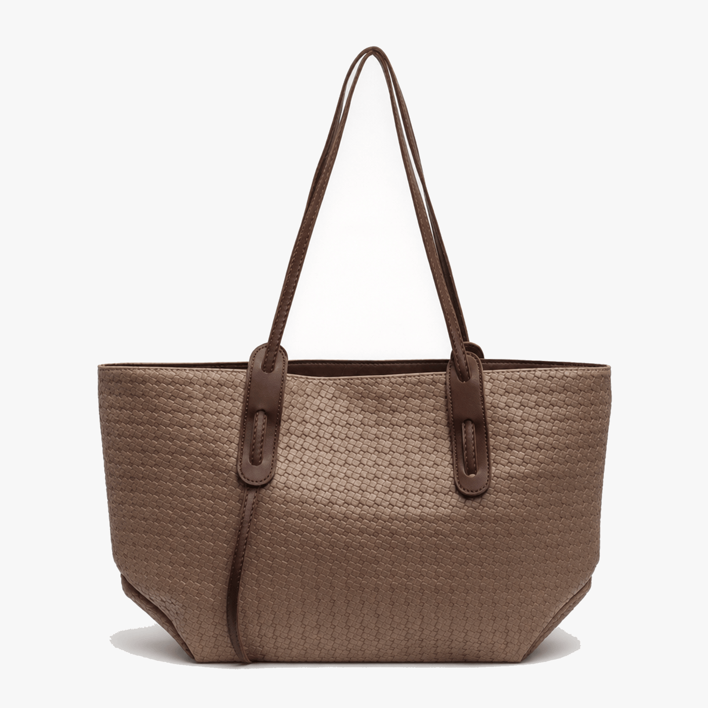 Ardenna – Woven Faux Leather Tote