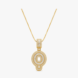 Luneria – Two-Piece Initial Pendant Necklace Set