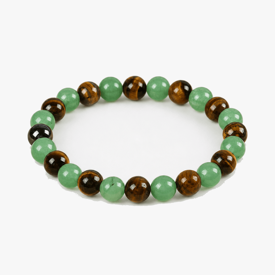 Lunavia – Green Aventurine and Tiger's Eye Wealth Bracelet