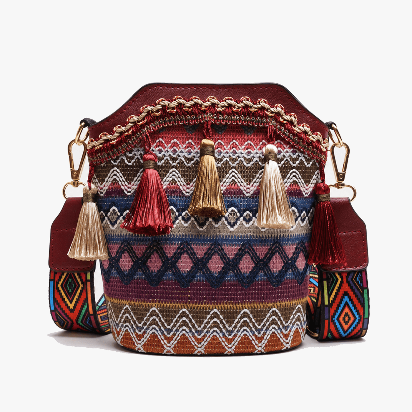 Maravela – Handwoven Tassel Crossbody Bag