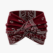 Burgundy Paisley