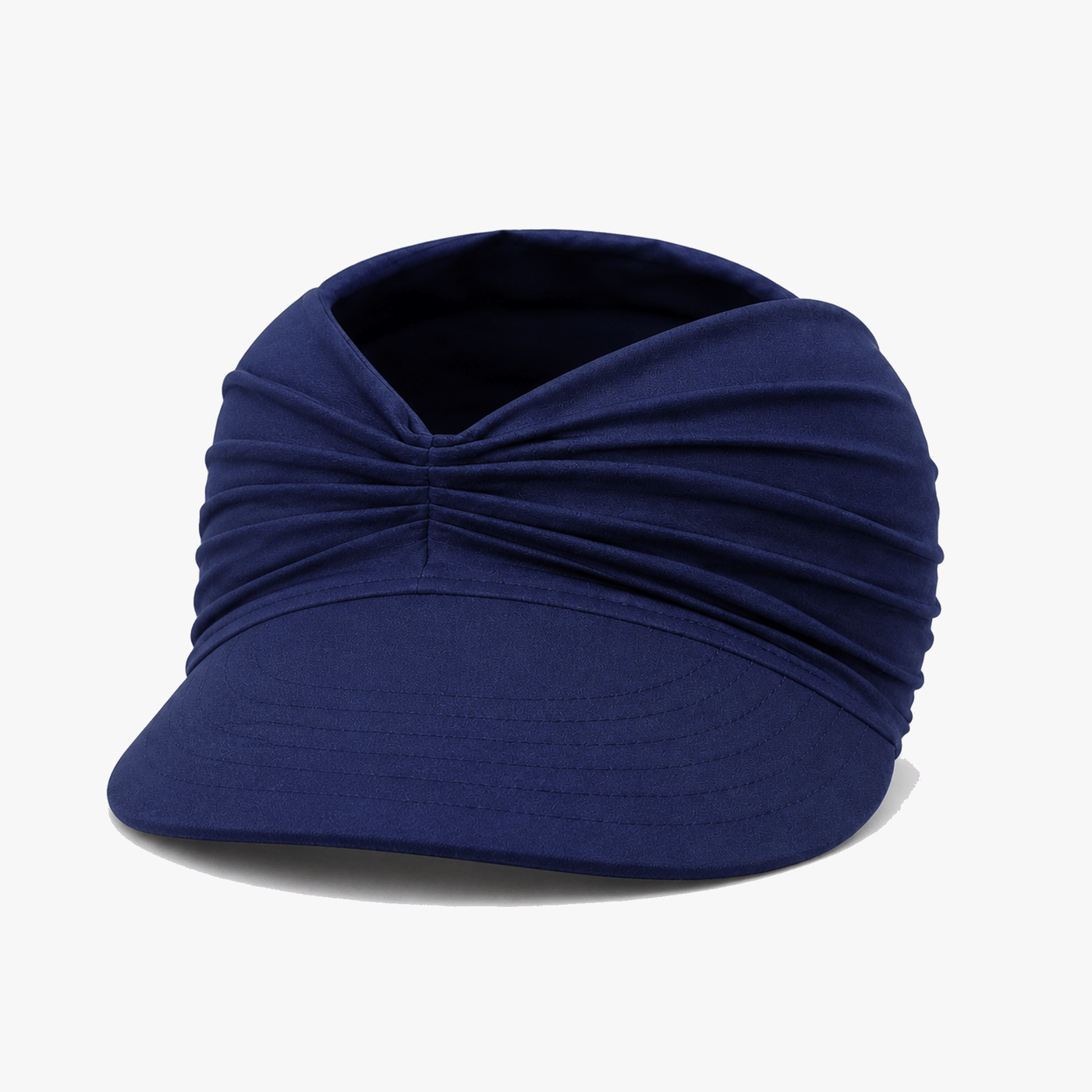 Solenza – Ruched UPF 50+ Sun Visor for Women, Packable Wide Brim