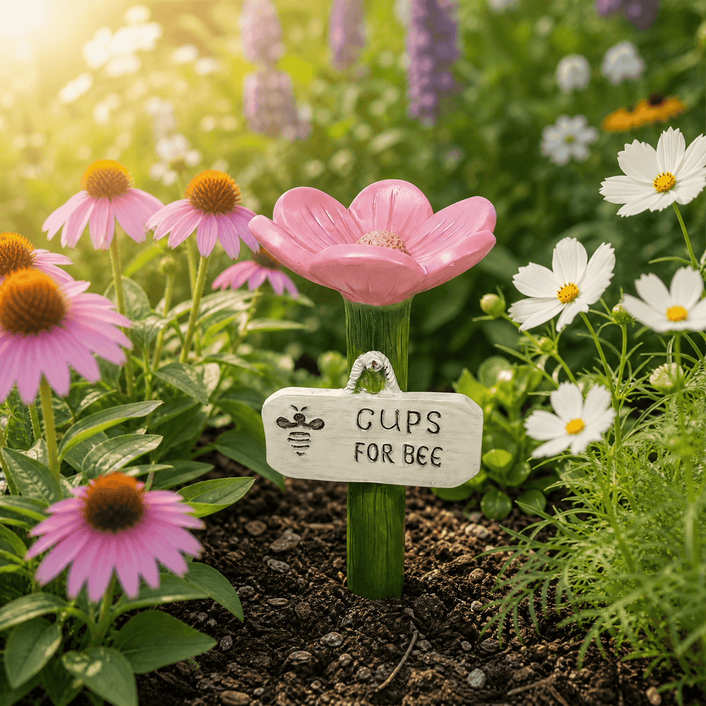 Bloomsip – Flower Shaped Bee Watering Station