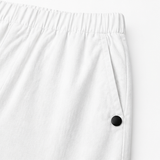 Brisana – Lightweight Linen-Look Capri Pants for Women Soft Elastic Waist