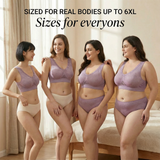 Velora - Women's Seamless Lace Support Bra (1+1 Free)