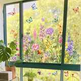 Florenza - Floral Window Stickers for a Spring Home Refresh (2+1 Free)