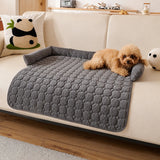 Pawvella – Bolstered Pet Couch Bed with Cooling Top, Non-Slip Sofa Protector