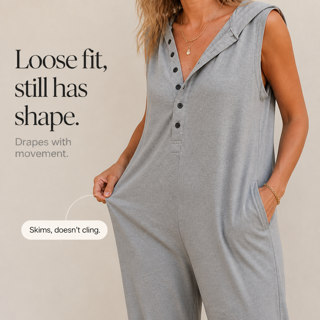 Wearbella – Sleeveless Hooded Jumpsuit That Skips The Guesswork