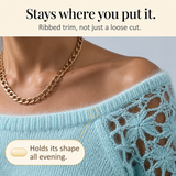 Wearbella – Lace-Knit Look Sweater That Looks Elevated, Not Plain