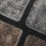 Halfmoon Stoneprint – Half-Circle Cobblestone-Print Door Mat