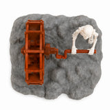 Finnegan – Animated Skeleton Waterwheel Aquarium Ornament with Bubble Aeration