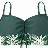 Solvira – High Waisted Bikini Set with Boxer Shorts and Tummy Control