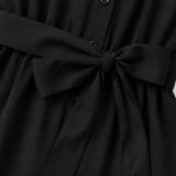 Solene – Belted Wide-Leg Shirt Jumpsuit with Tie Waist