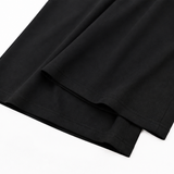 Wearbella – High Waisted Wide Leg Cropped Pants with Smocked Waist
