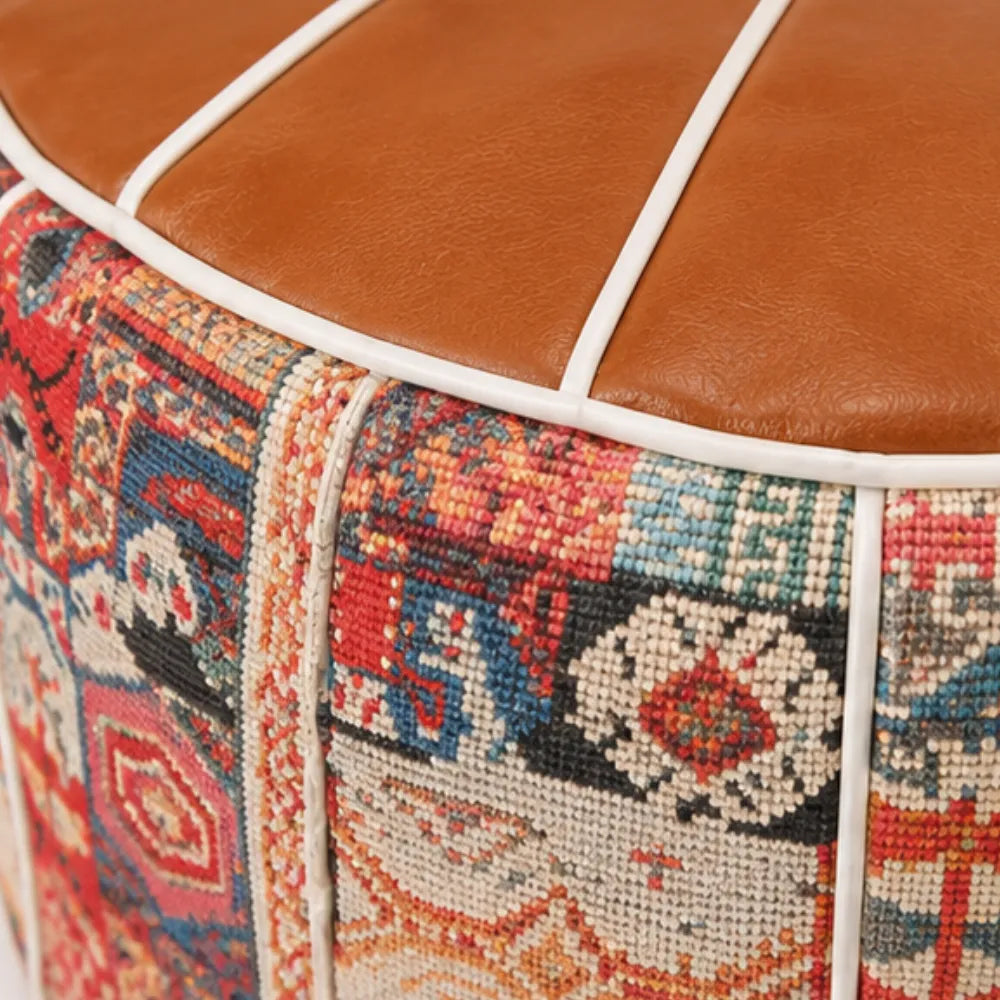 Marokka – Bohemian Storage Ottoman Pouf with Hidden Compartment