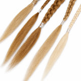 Wildera – Boho Beaded Clip-In Braid Extensions with Charms
