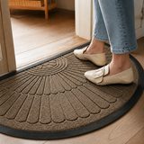Curvella – Semi-Circular Non-Slip Entryway Door Mat