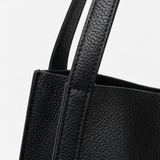 Tessara - Structured Pebbled Leather Tote Bag