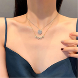 Cloverelle – Sparkling Clover Pendant Necklace