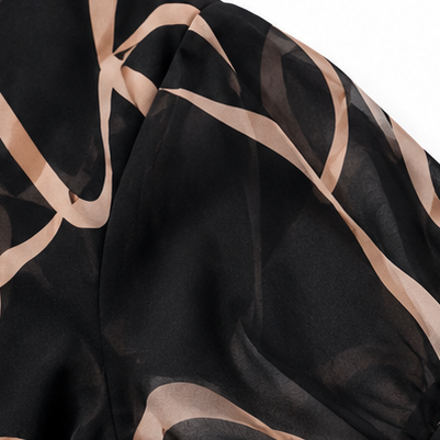 Vivara – Flowing Chiffon Midi Dress for Women