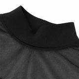 Florenza – Women's Mesh Yoke Batwing Blouse