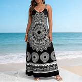 Mandara – Bohemian Mandala Maxi Dress