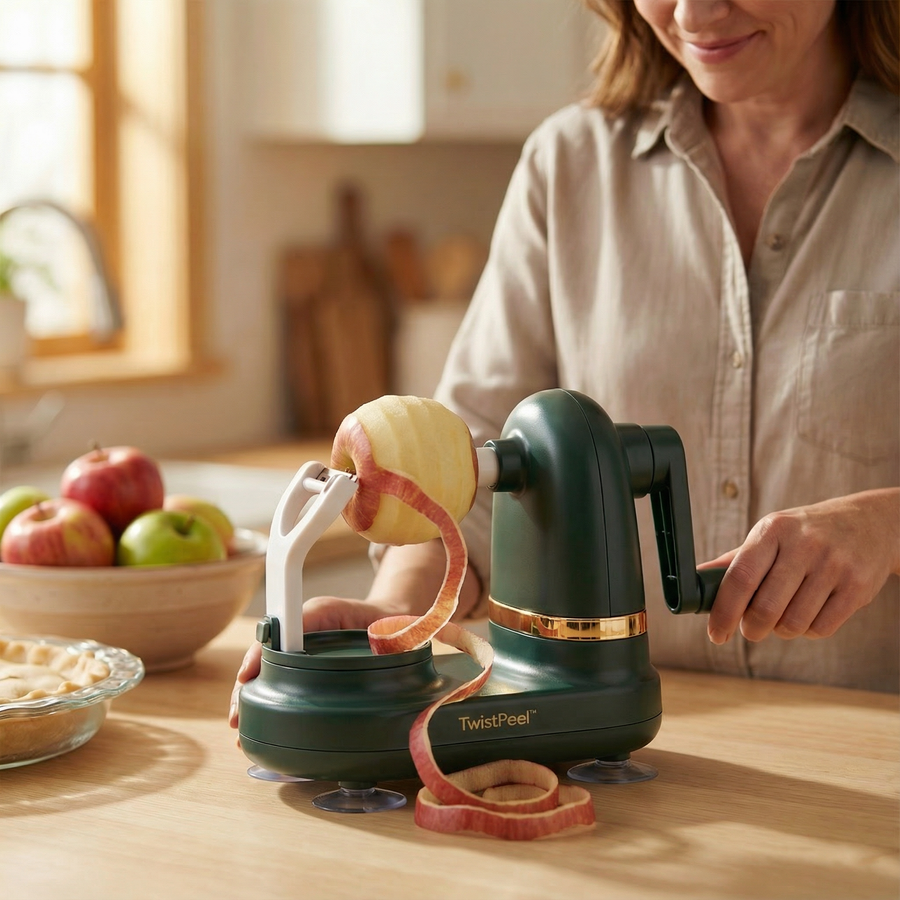 TwistPeel - Hand Crank Apple Peeler