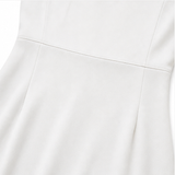 Elarosa – Pearl-like Sleeve Slim Fit Pencil Midi Dress