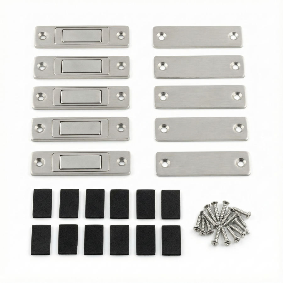 Snaplock - Ultra thin magnetic cabinet door catch (5-pack)