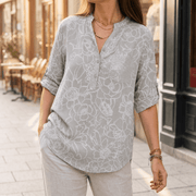 Light Gray Floral