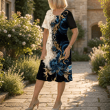 Floressa – 3D Floral A Line Summer Dress