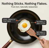 Forgehome – Deep Belly Cast Iron Wok with Lid