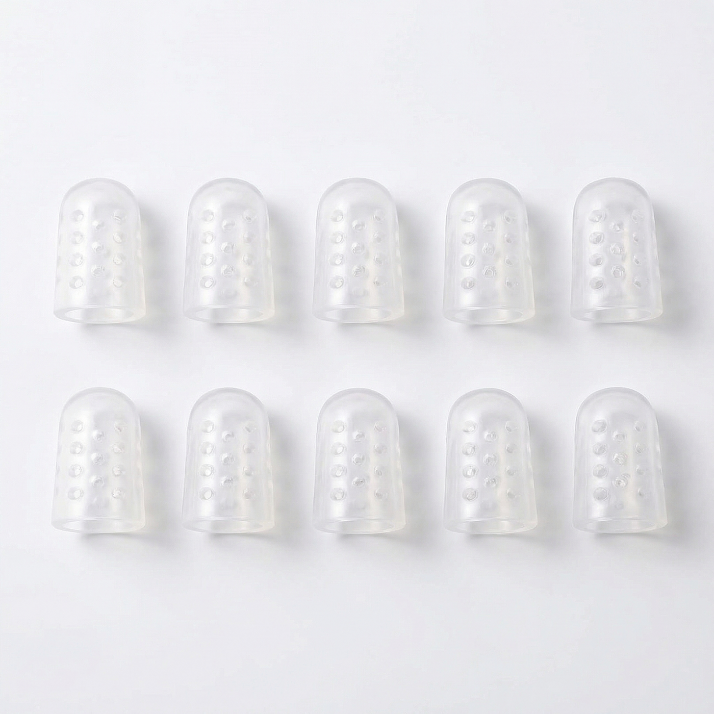 Feeluxe – Breathable Silicone Toe Caps for All Day Comfort (10 Pieces)