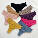 Veluna – Seamless Cotton Sport Thong (8 Pack)