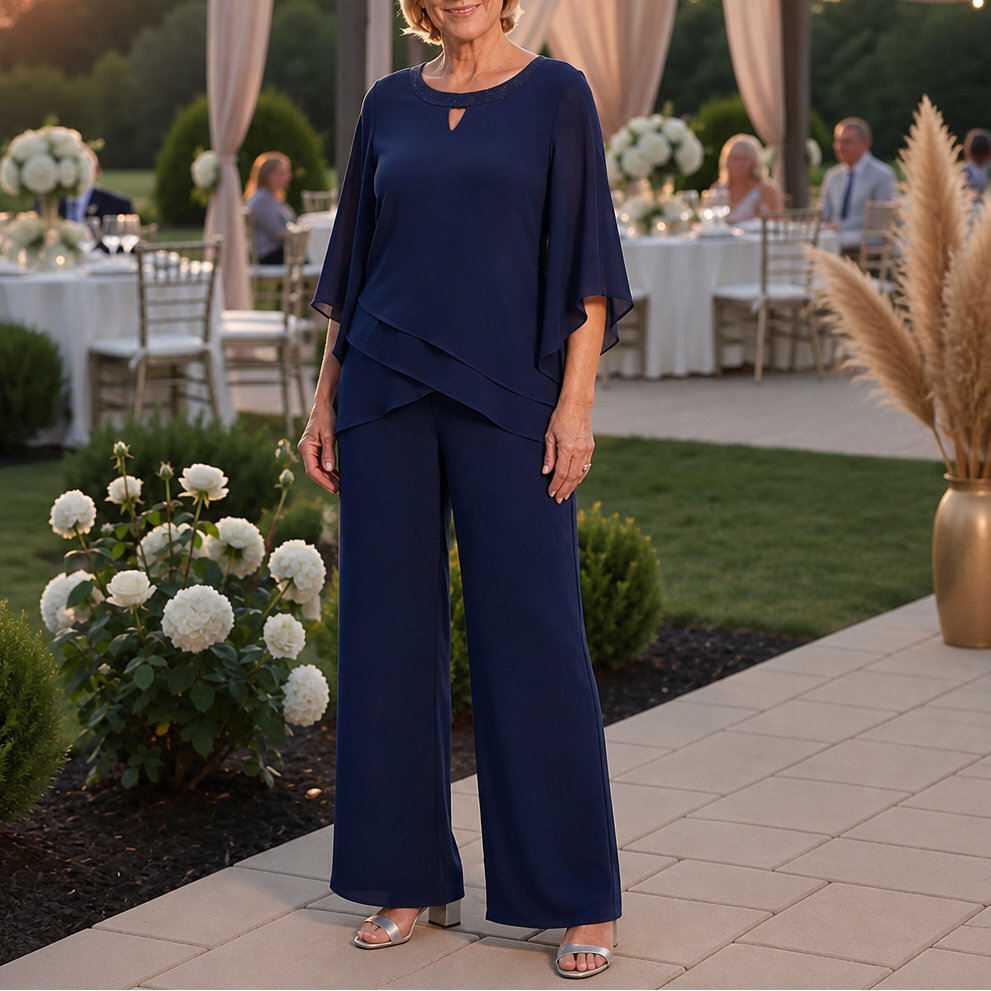 Solenne – The Pant Suit That Skips The Dress, Not The Elegance